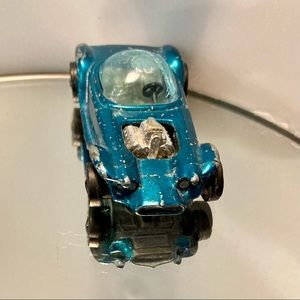 Vintage 1968 Hot Wheels Redlines HK Aqua Beatnik Bandit Okay Condition